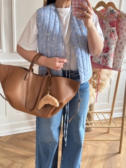 KAMIZELKA W KWIATY DAISY NIEBIESKA