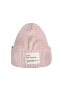Komplet czapka i komin – 100% wełny merino “BRIGID NEW” – PUDROWY RÓŻ