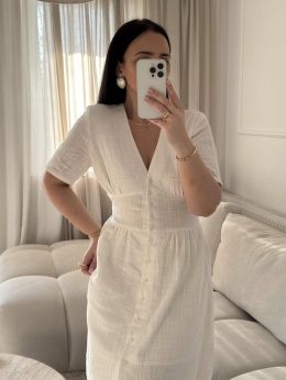 SUKIENKA PRIME BIAŁA KRÓTKI RĘKAW