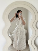 SUKIENKA KOPERTOWA W KWIATY MIDI SOFIA BLOOM