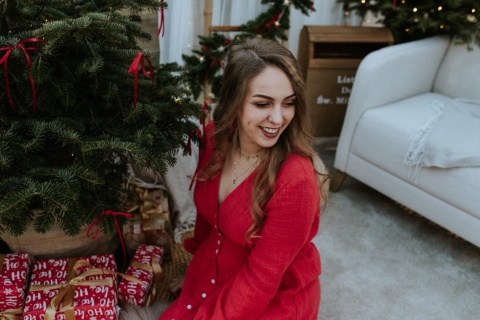 SUKIENKA PRIME CZERWONA