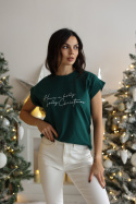 T-SHIRT HAVE A HOLLY JOLLY CHRISTMAS BUTELKA